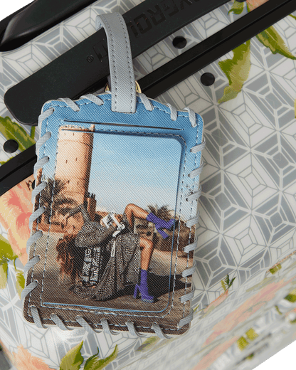 SPRAYGROUND® LUGGAGE A.I. AFRICAN INTELLIGENCE ELEGANT ENERGY CARRY-ON LUGGAGE - SANDFLOWER COLLAB