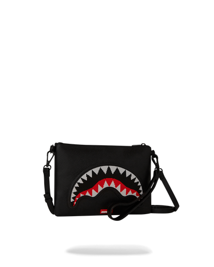 SPRAYGROUND® POUCHETTE FLY KNIT MOUTH CROSSOVER CLUTCH