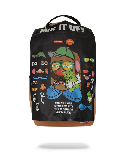 SPRAYGROUND® BACKPACK MR. POTATO HEAD VELCRO PATCH MIX-IT-UP DLXSV BACKPACK