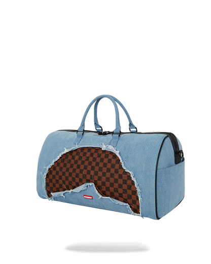 SPRAYGROUND® DUFFLE DENIM SHARK DUFFLE