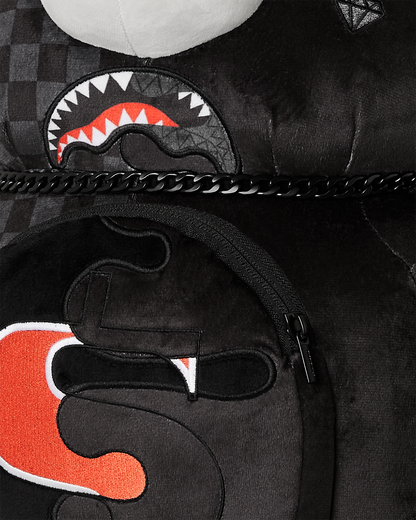 SPRAYGROUND® BACKPACK UNFINISHED SHARK MONEYBEAR TEDDY BEAR BACKPACK