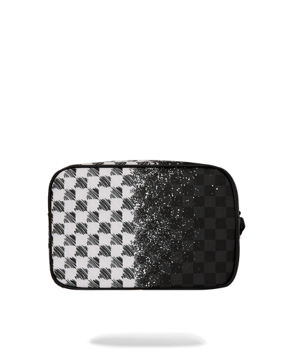 SPRAYGROUND® TOILETRY SCRIBBLE DRIBBLE CHECK TOILETRY BRICK