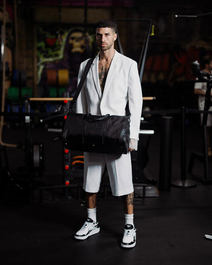 SPRAYGROUND® DUFFLE PRINTED ZIPPER SHARK DUFFLE