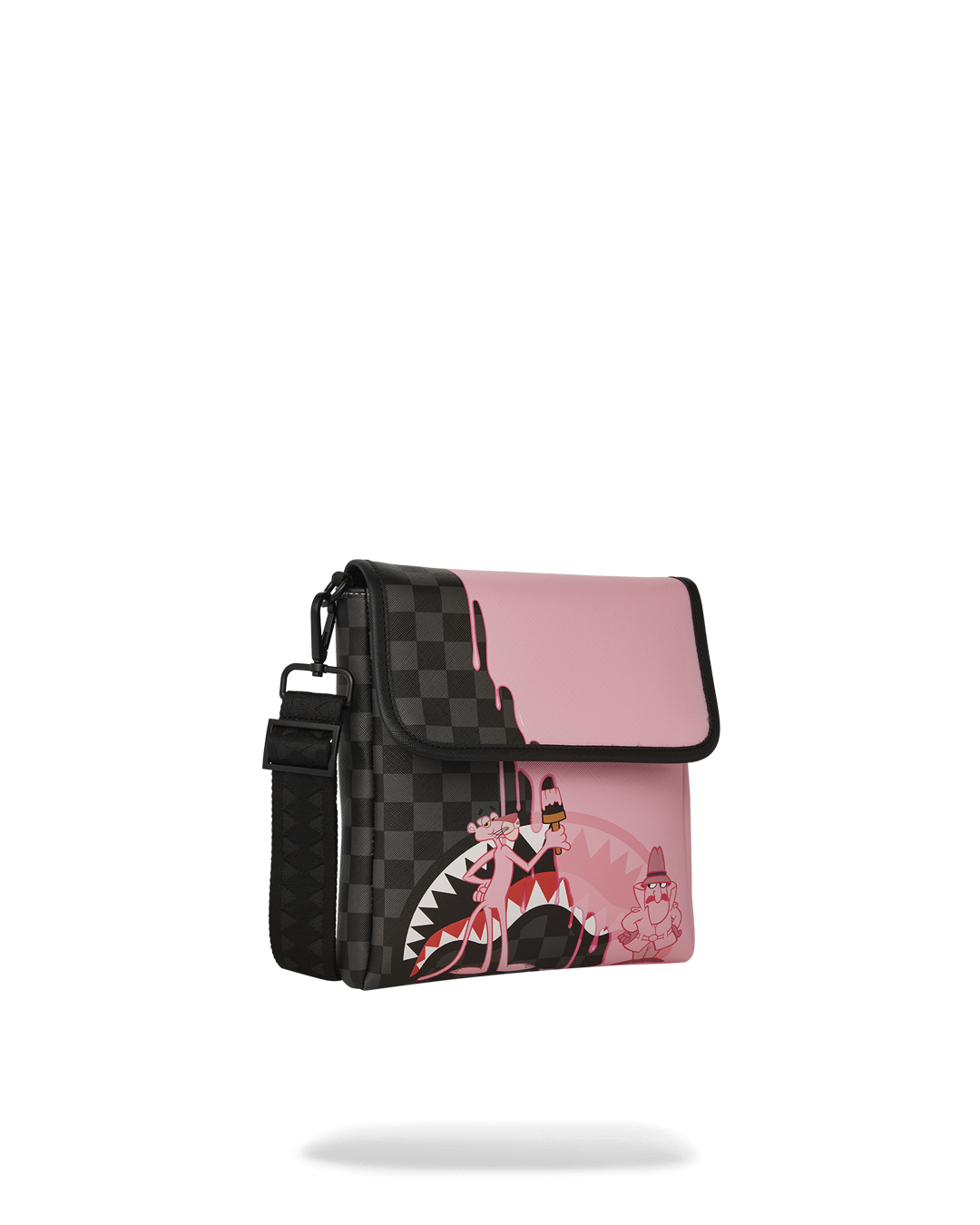 SPRAYGROUND® SLING PINK PANTHER PINK PAINTER MESSENGER SLING BAG