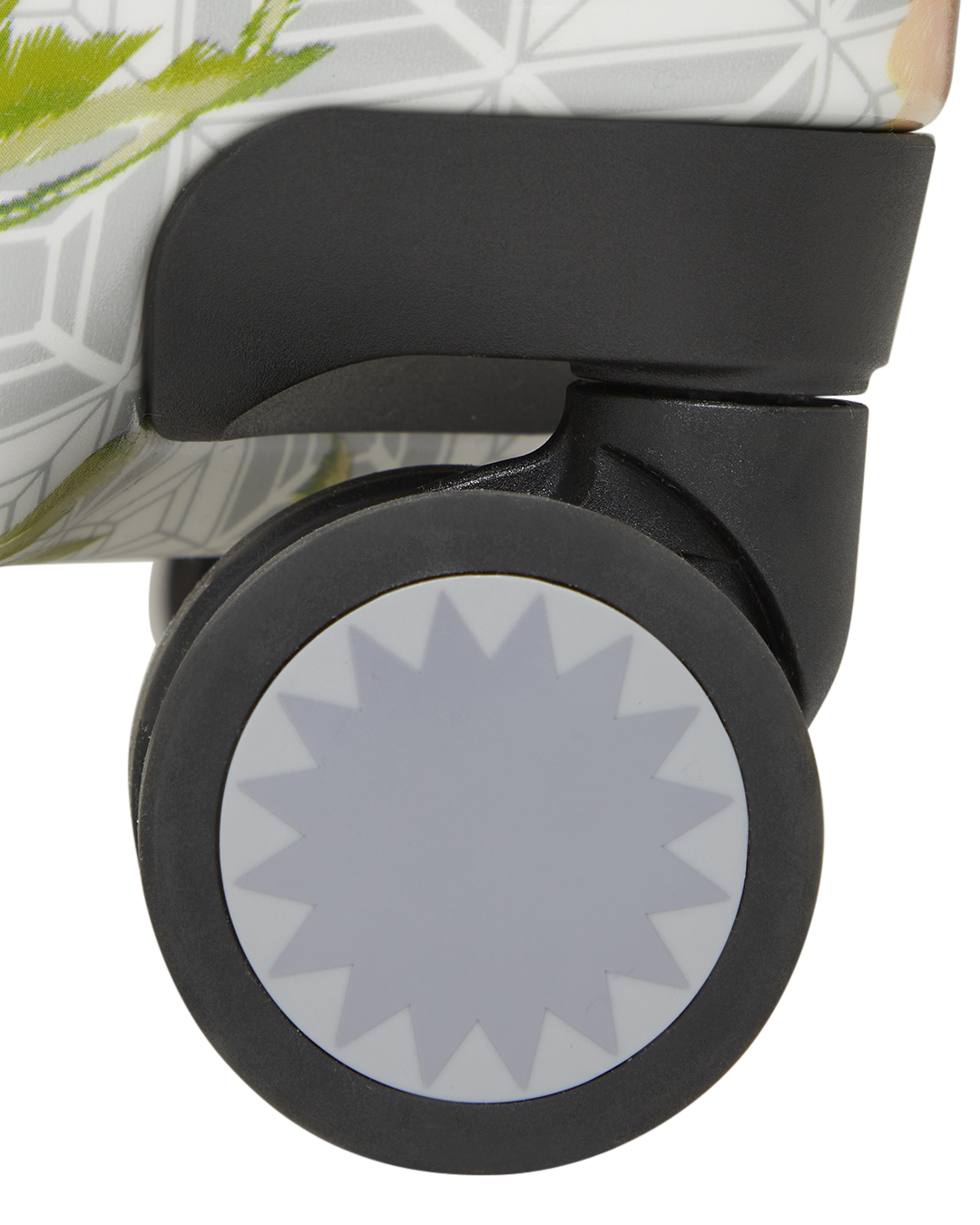 SPRAYGROUND® LUGGAGE A.I. AFRICAN INTELLIGENCE ELEGANT ENERGY FULL SIZE LUGGAGE - SANDFLOWER COLLAB