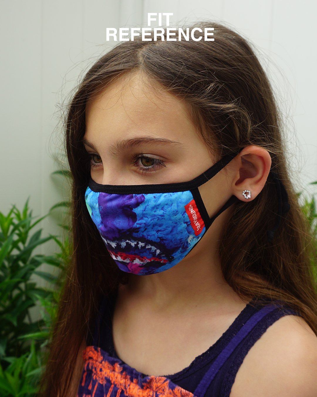 SPRAYGROUND® FASHION MASK KIDS FORM FITTING MASK: ASTRO BUBBLE